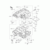 Схема вузла: Картер двигуна для Kawasaki KLZ1000 Versys 1000