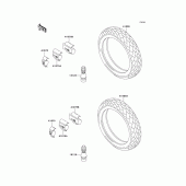 Схема вузла: Шини для Kawasaki ER500 ER-5