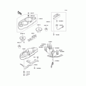 Схема вузла: Meter(s) для Kawasaki ZG1000 Concours