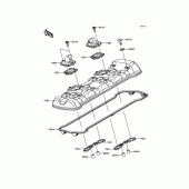 Схема узла: Клапанная крышка для Kawasaki ZX1000 Z1000SX