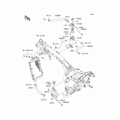 Схема вузла: Охолодження для Kawasaki VN1700 Vulcan 1700 Nomad