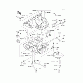 Схема узла: Картер двигателя для Kawasaki ZX636 Ninja ZX-6R