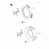 Схема вузла: Шина для Kawasaki VN750 Vulcan 750