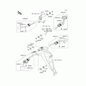 Схема вузла: Поворотники для Kawasaki ZR750 Z750