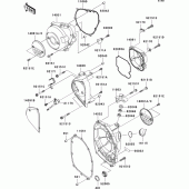 Схема вузла: Engine cover(s) для Kawasaki ZR1000 Z1000