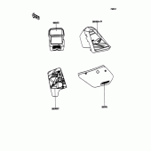 Схема вузла: Decals(green)(kmx125-b9) для Kawasaki KMX125