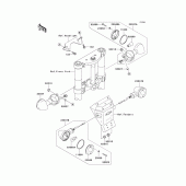 Схема вузла: Поворотники для Kawasaki VN1600 Vulcan 1600 Mean Streak