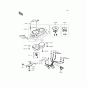 Схема узла: Meter(s) для Kawasaki KLE500