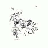 Схема вузла: Headlight(s) для Kawasaki KLZ1000 Versys 1000 LT