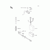 Схема узла: Система зажигания для Kawasaki KLX650 KLX650