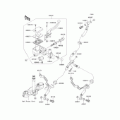 Схема вузла: Front master cylinder(a1) для Kawasaki VN2000 Vulcan 2000