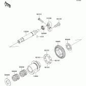 Схема вузла: Balancer для Kawasaki ZX1000 Z1000SX ABS