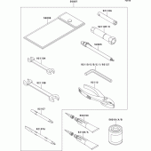 Схема вузла: Owner`s tools для Kawasaki ZX1100 ZZ-R1100