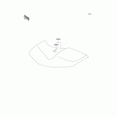 Схема вузла: Сидіння для Kawasaki ZX1200 ZZR1200