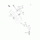 Схема вузла: Ignition system для Kawasaki KX250/ KX252 KX250
