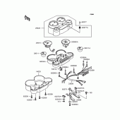 Схема вузла: Meter (s) для Kawasaki ZX900 GPZ900R