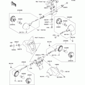 Схема вузла: Turn signals(bcf) для Kawasaki VN1700 VN1700 Voyager ABS