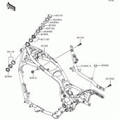 Схема вузла: Рама для Kawasaki VN1500 VN1500 Classic Tourer
