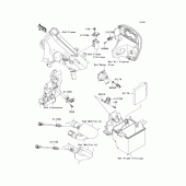 Схема узла: Fuel injection для Kawasaki VN900 VN900 Classic