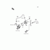 Схема вузла: Олійний охолоджувач для Kawasaki ZX636 Ninja ZX-6R