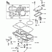 Схема вузла: Breather body/oil pan для Kawasaki ZX1100 ZZ-R1100
