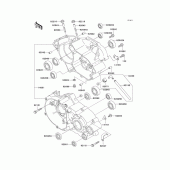 Схема узла: Картер двигателя для Kawasaki KX85 KX85-II