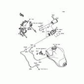 Схема вузла: Fuel Evaporative System для Kawasaki KLZ1000 Versys 1000 LT
