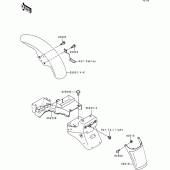 Схема вузла: Крило для Kawasaki ZR550 Zephyr