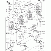 Схема узла: Карбюратор для Kawasaki ZX750 Ninja ZX-7RR
