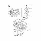 Схема вузла: Масляний піддон для Kawasaki ZR1100 Zephyr 1100