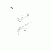 Схема вузла: Замок запалювання для Kawasaki KLX300R