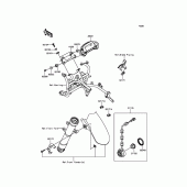 Схема вузла: Meter(s) для Kawasaki BX250 NINJA 250SL ABS