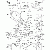 Схема вузла: Electro bracket(1/2) для Kawasaki ZX750 ZXR750