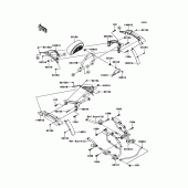 Схема узла: Кофры(Side Bag Bracket) для Kawasaki VN1700 VN1700 Classic Tourer ABS