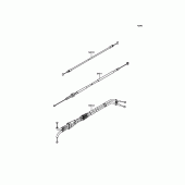 Схема узла: Тросики для Kawasaki ZX1000 Ninja ZX-10R ABS