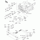 Схема узла: Переключатель передач для Kawasaki ZR1200 ZRX1200