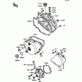 Схема вузла: Engine cover(s) для Kawasaki EN500 Vulcan 500