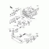 Схема вузла: Перемикач передач для Kawasaki ZR1200 ZRX1200R