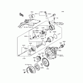 Схема вузла: Starter Motor для Kawasaki KLX125 KLX125