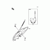 Схема вузла: Аксесуари для Kawasaki KLX110 KLX110L