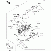 Схема вузла: Throttle для Kawasaki ZX1000 Z1000SX ABS