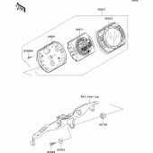 Схема вузла: Meter(s) для Kawasaki ZX636 Ninja ZX-6R
