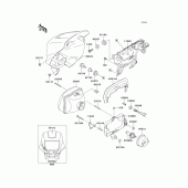 Схема вузла: Headlight(s) для Kawasaki KL650 KLR650