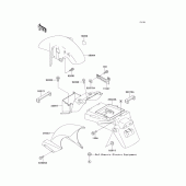 Схема узла: Крыло для Kawasaki ZX750 Ninja ZX-7R