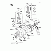 Схема узла: Коленчатый вал для Kawasaki ZX1100 Ninja ZX-11