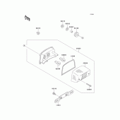 Схема вузла: Taillight(s) для Kawasaki KL650 KLR650