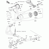 Схема узла: Выхлопная система (s) для Kawasaki EX250 Ninja 250R