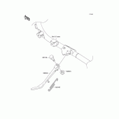 Схема вузла: Підставка для Kawasaki VN1700 Vulcan 1700 Voyager