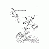 Схема вузла: Steering Damper для Kawasaki ZX1000 Ninja H2