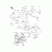 Схема узла: Выхлопная система (s) для Kawasaki VN1700 VN1700 Classic ABS